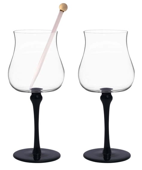 Obsidian Stem Wine Glasses – Luxurious & Timeless Elegance – Borotech