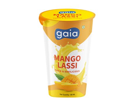 Gaia Mango Lassi Glass 180 ml – Gaia Fresh