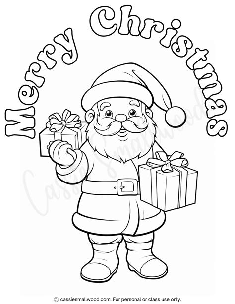 91 CUTEST Santa Coloring Pages | Santa coloring pages, Christmas ...