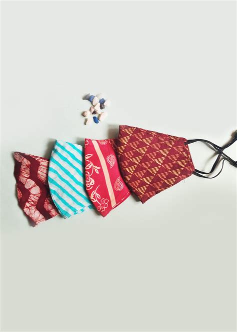 Get Set of 4 printed Masks at ₹ 425 | LBB Shop