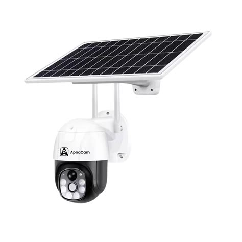 Buy ApnaCam 4G Sim 5MP Solar Powered CCTV Outdoor Security Camera with ...