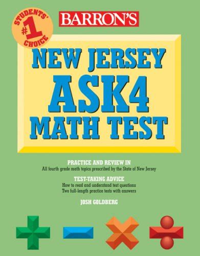 Buy Barron's New Jersey ASK 4 Math Test Book Online at Low Prices in ...