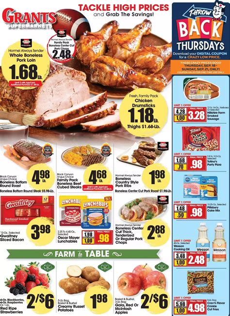 Grants Supermarkets Weekly Ad Sale