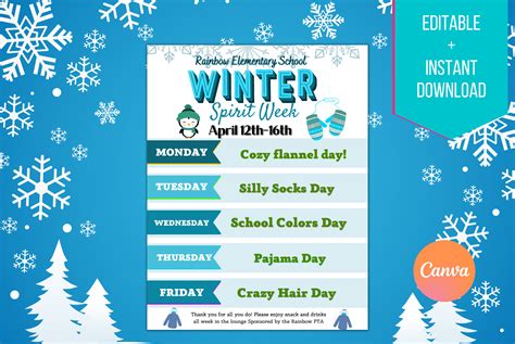 Winter Spirit Week HOLIDAY SPIRIT WEEK IS DECEMBER 16 20 | News