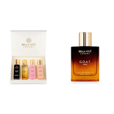 Buy Bella Vita Luxury Unisex Liquid Eau De Parfum Spray Gift Set 4X20 ...