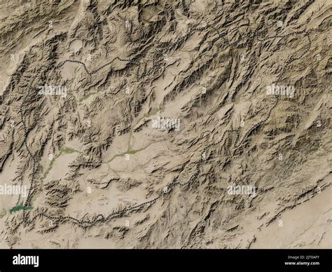 Uruzgan, province of Afghanistan. Low resolution satellite map Stock Photo - Alamy