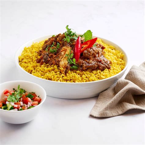 Chicken Biryani with Yellow Rice - Colour My Plate