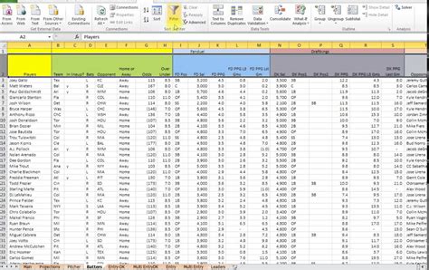 Image result for Using Excel for Sports Statistics