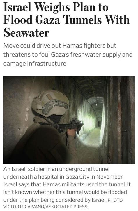 空袭汗尼尤斯，哈马斯三号人物被斩首！以色列已准备好海水灌地道