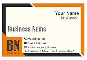Personalised Logo Business Cards Custom Design Your Own Company ...