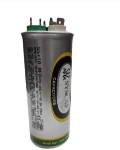 Spinxx 55+10 Mfd Syscap Capacitor 440V for (2 Ton) Air conditioner ...