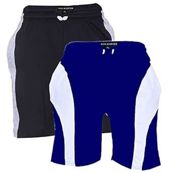 Buy KimKarter Men's Cotton Shorts Pack of 2 at Amazon.in