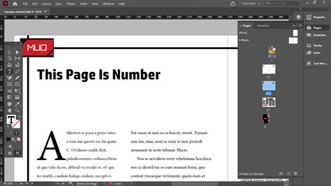 How to Add Page Numbers in InDesign 的图像结果