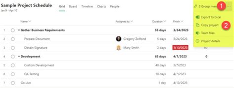 Image result for SharePoint Project Schedule