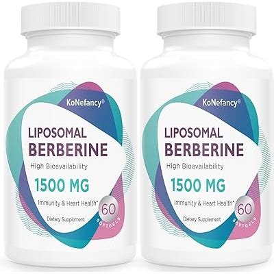 KoNefancy Liposomal Berberine Supplement 1500mg - Third Party India | Ubuy