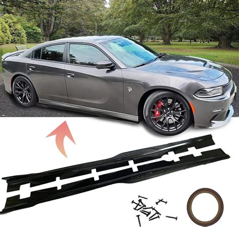 Buy NO7RUBAN Side Skirts Rocker Panels Splitter Compatible with 2015 ...
