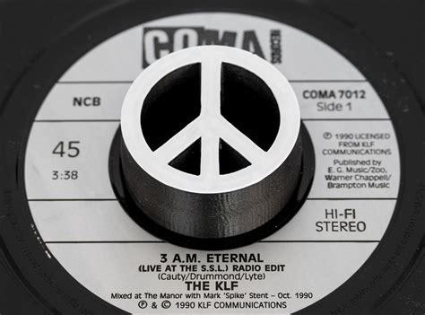 45 Record Adapter Peace High by Bent Derailleur | Download free STL ...