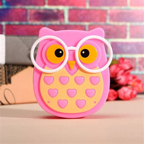ascension ABS Pink Owl LED Plug in Night Light for Kids- Wall Lamp Take ...