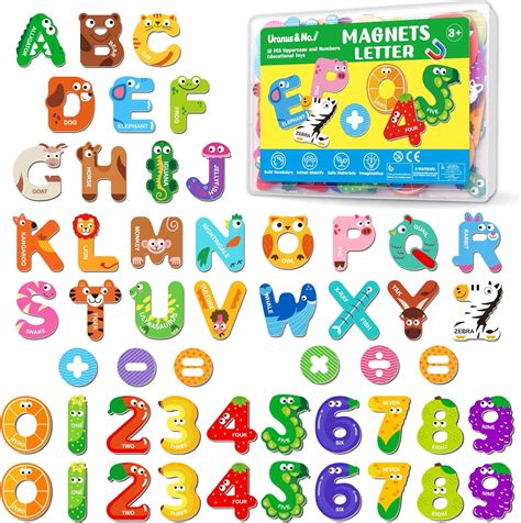 Amazon.com: Magnetic Letters and Numbers, Fridge Alphabet Magnets for ...