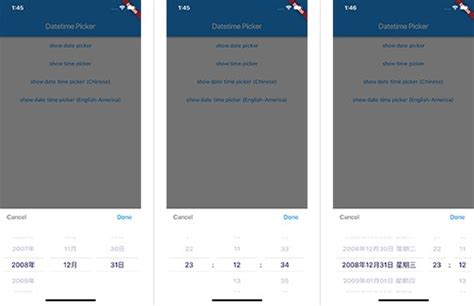 Image result for Flutter DateTimePicker
