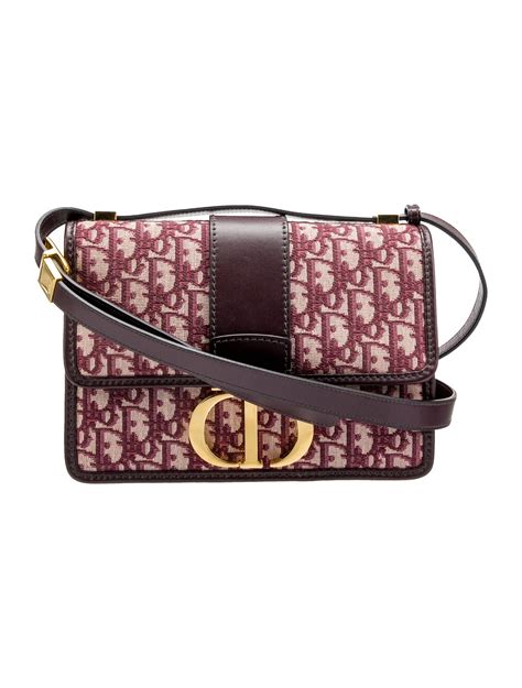 Christian Dior Oblique 30 Montaigne - Purple Crossbody Bags, Handbags ...