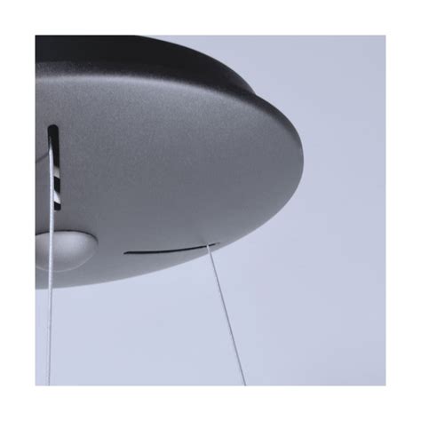 Lámpara de techo colgante de 72W ajustable de alto. Modelo Lizer plata