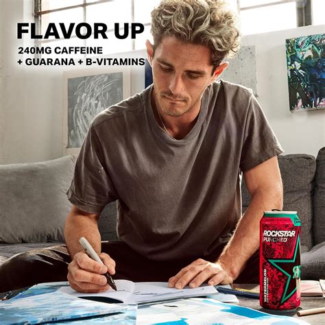ایگرد | قیمت و خرید Rockstar Punched Energy Drink, Fruit Punch, 16oz ...