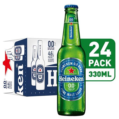 Heineken 0.0% Zero Beer Bottle 24x330ML (Laz Mama Shop) | Lazada Singapore