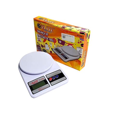 Balança Digital Cozinha Precisão 10Kg Elite Imports El400 | Shopee Brasil