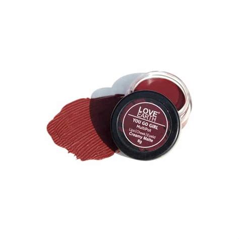 Buy LOVE EARTH LIP & CHEEK TINT MULTIPOT - YOU GO GIRL WITH VITAMIN E ...
