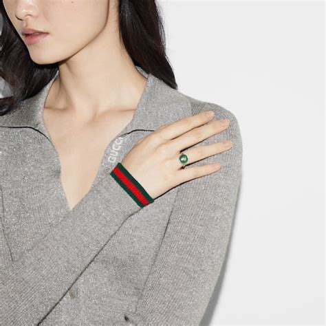 Gucci Interlocking 18k ring in 18k rose gold | GUCCI® CA