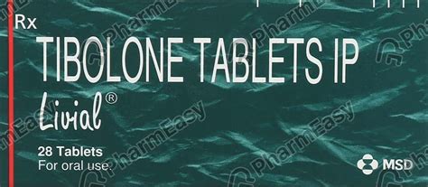 Buy Livial 2.5 MG Tablet (28) Online & Save Up to 24% at PharmEasy