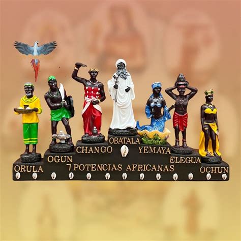 7 african powers figurine 7 potencias africanas figurina – Artofit