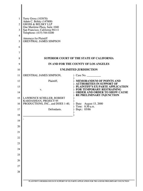 2000-2026 Form CA Memorandum of Points - Fill Out, Sign & Share Online ...