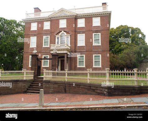 John Brown House Museum in Providence RI Stock Photo - Alamy