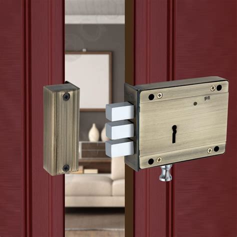 DUKE Bullet 2-1 100MM Heavy Main Door Lock with 3 Solid Bullet & 6 ...