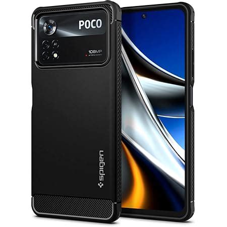 Spigen Rugged Armor Back Cover Compatible for Poco X4 Pro 5G (TPU ...