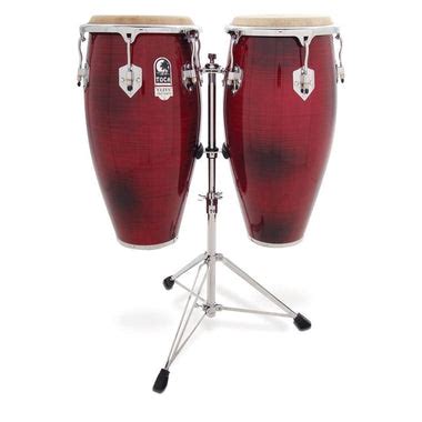 Buy Toca 3100CF Elite Pro Wood Conga Set with Double Stand Online | Bajaao