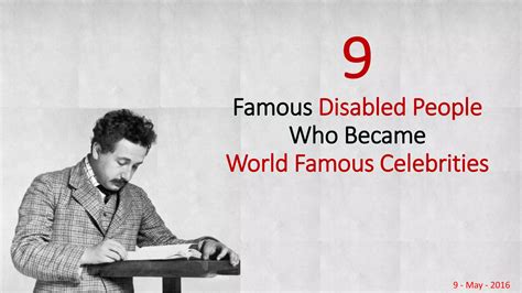 Famous disabled persons who became world famous | PPTX