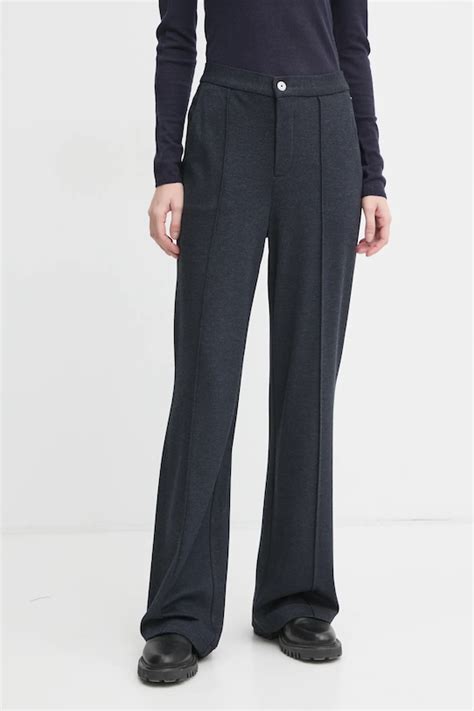 G-Star spodnie damskie kolor granatowy proste high waist D25027-D706 ...