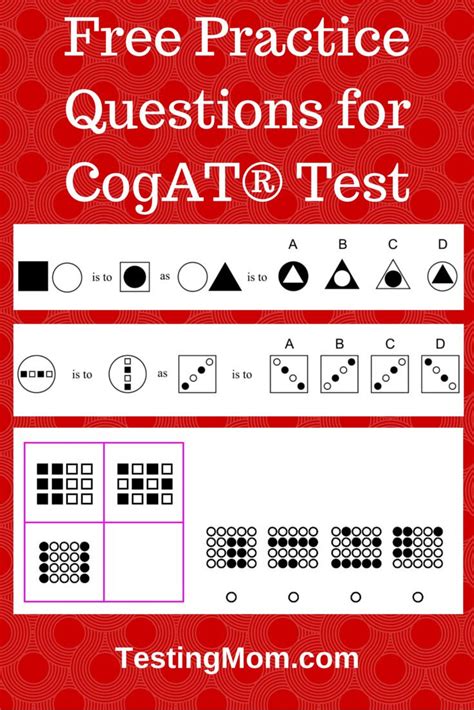 Image result for CogAT Test Questions