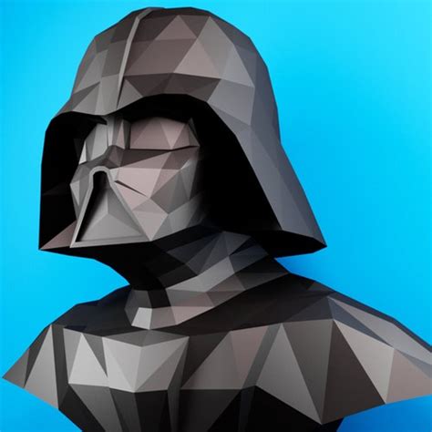 Buy Papercraft Star Wars Make Your Own Darth Vader Statue Online in ...