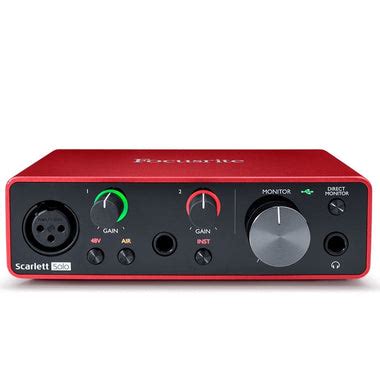 Buy Focusrite Scarlett SOLO USB Audio Interface Online | Bajaao