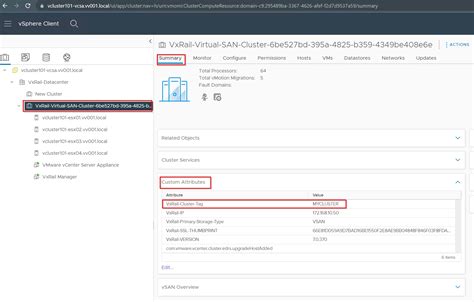 Dell VxRail: Health check fails for test 'tag_clust' | Dell India