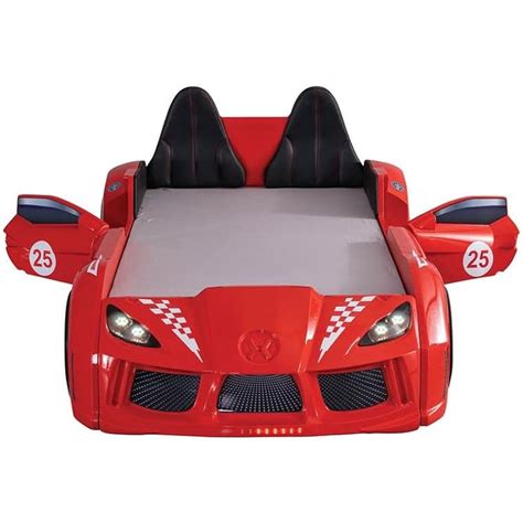 Furniture of America Sonet Plastic Twin Race Car Bed | Ubuy India