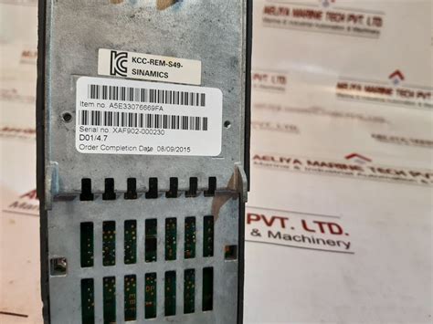 Siemens Sinamics Cu240E-2 Dp Control Unit – Aeliya Marine