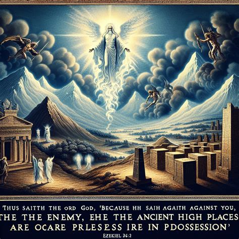 What does Ezekiel 36:2 mean? | Bible Art