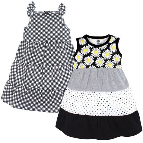 Hudson Baby Girl Cotton Dresses, 0-3 Months - Walmart.com