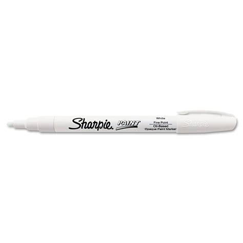Amazon.com : Sharpie Permanent Paint Marker, Fine Point, White : Office ...