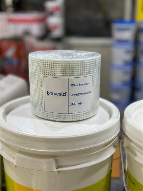 bituweld LEAK PROOF INDIA Fibermesh 100mm x 50m roll, 145GSM for wall ...